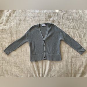 Old Navy Crochet Cardigan, Gray, M